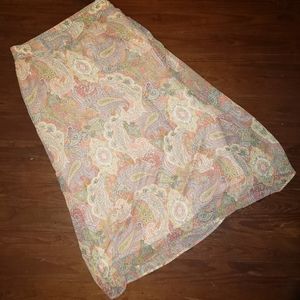 NWT Paisley Skirt, Ann Taylor Cardigan SOLD SEPERA